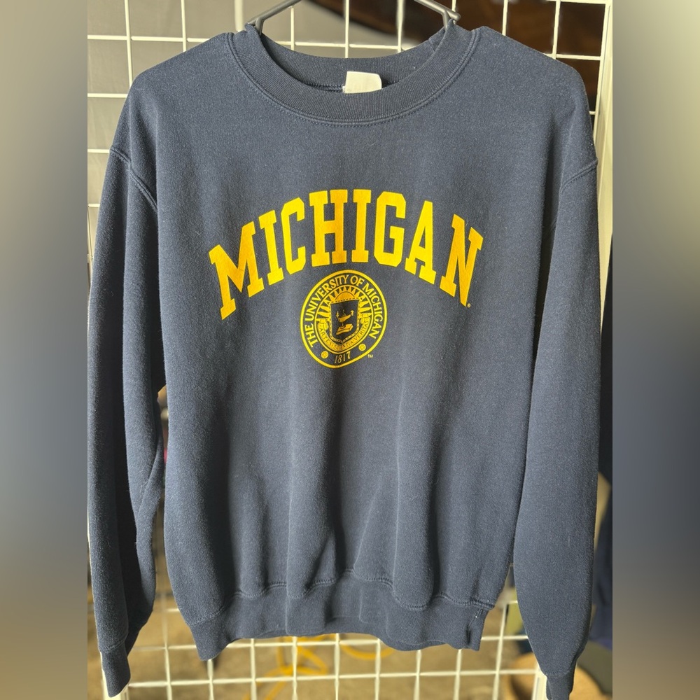 The University of Michigan crewneck sweatshirt